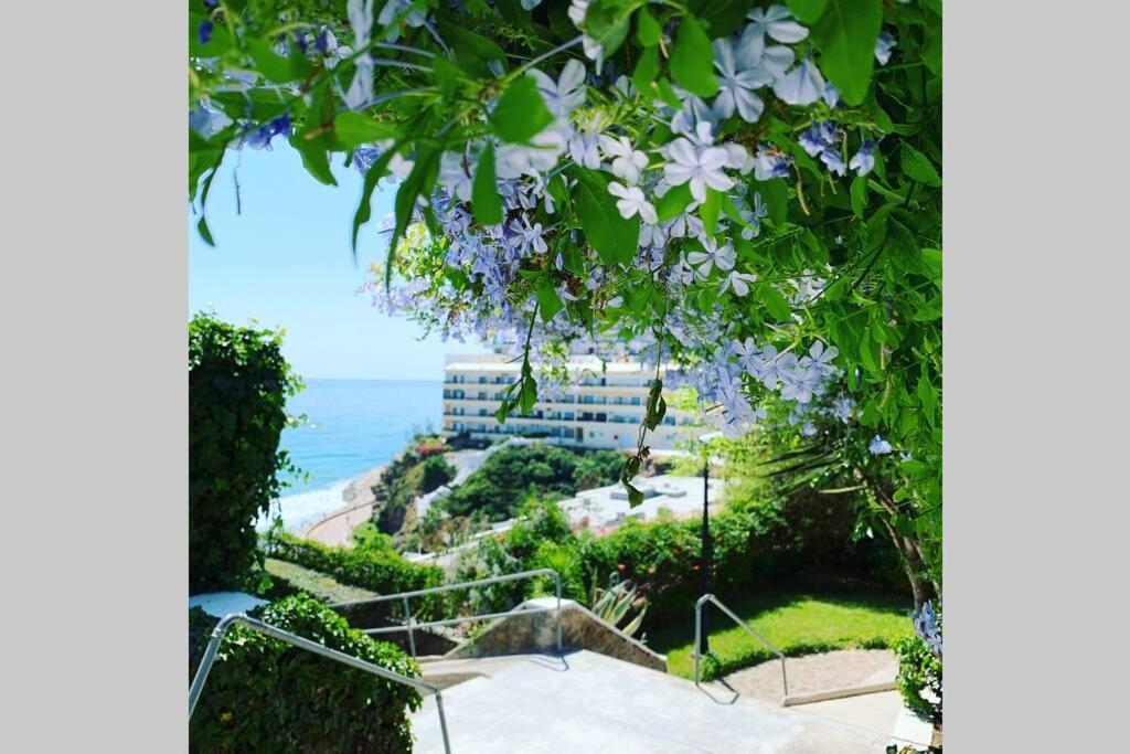 Amazing Frontline Sea Views Studio Apartment Castillo Del Vigia Torremolinos Buitenkant foto