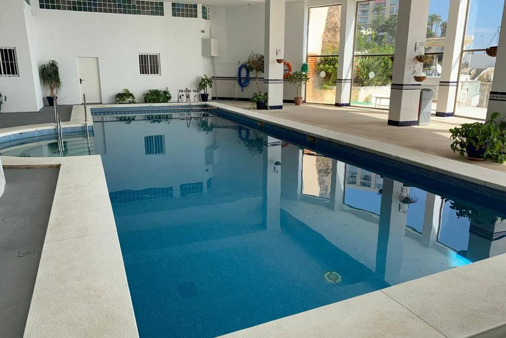 Amazing Frontline Sea Views Studio Apartment Castillo Del Vigia Torremolinos Buitenkant foto