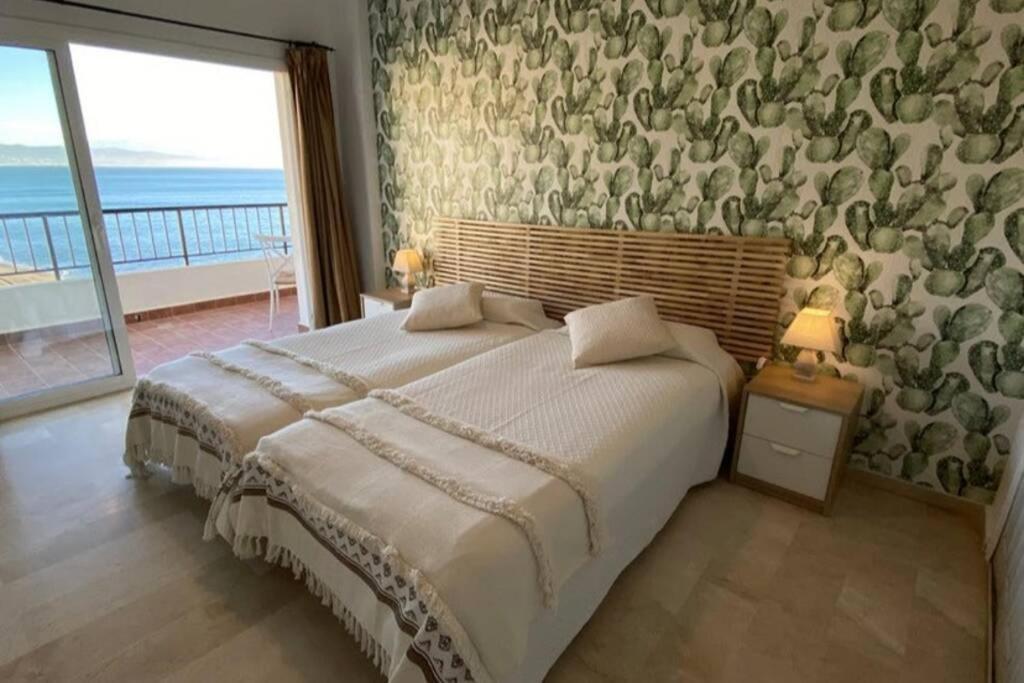 Amazing Frontline Sea Views Studio Apartment Castillo Del Vigia Torremolinos Buitenkant foto