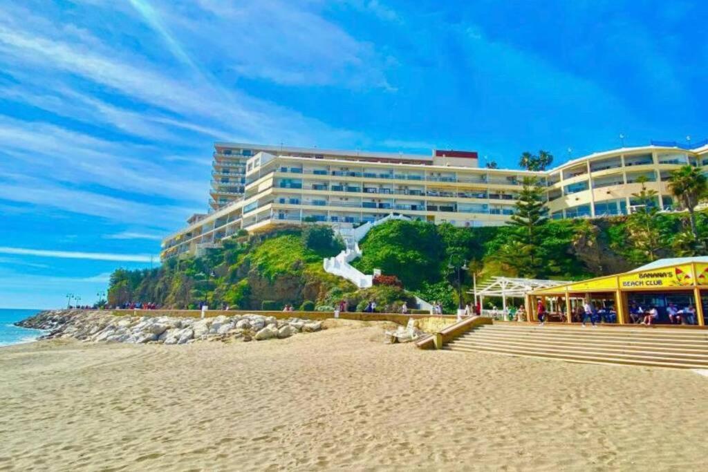 Amazing Frontline Sea Views Studio Apartment Castillo Del Vigia Torremolinos Buitenkant foto