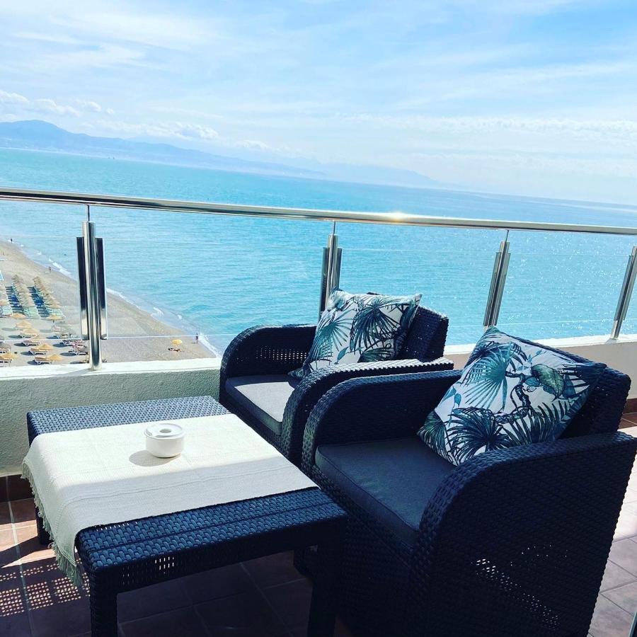 Amazing Frontline Sea Views Studio Apartment Castillo Del Vigia Torremolinos Buitenkant foto