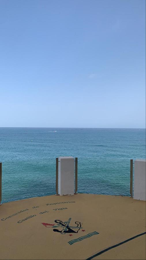 Amazing Frontline Sea Views Studio Apartment Castillo Del Vigia Torremolinos Buitenkant foto