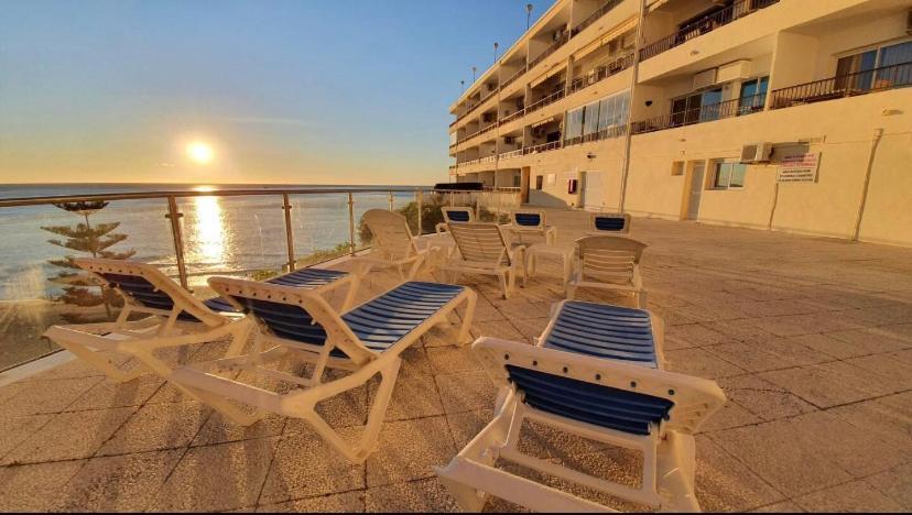 Amazing Frontline Sea Views Studio Apartment Castillo Del Vigia Torremolinos Buitenkant foto